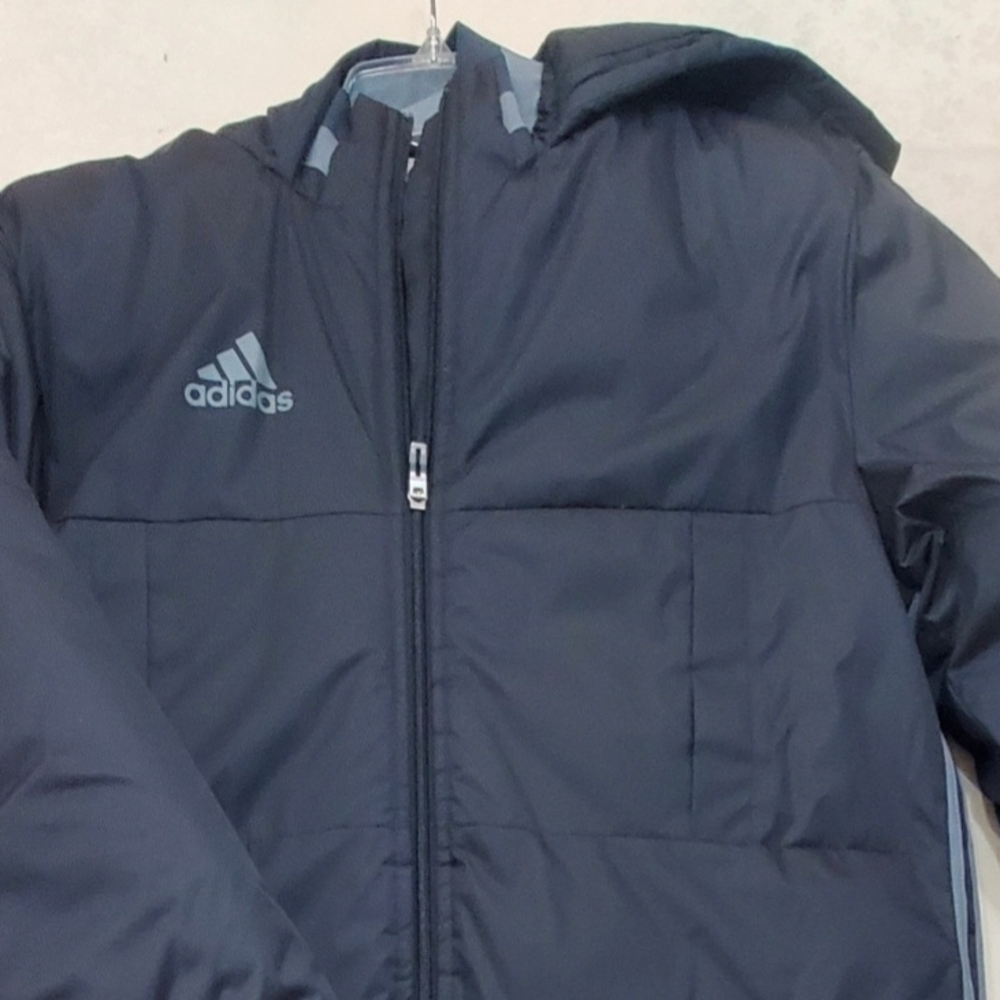 NEW Adidas Black Hooded Jacket